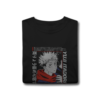Nome do produto Camisa T-Shirt Classic Yuji Itadori Pronta para Lutar