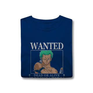 Nome do produto Camisa T-Shirt Classic Wanted Roronoa Zoro