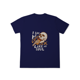 Nome do produto Camisa T-Shirt Classic I Like My Coffee Black Like My Soul
