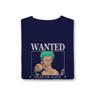 Nome do produto Camisa T-Shirt Classic Wanted Roronoa Zoro