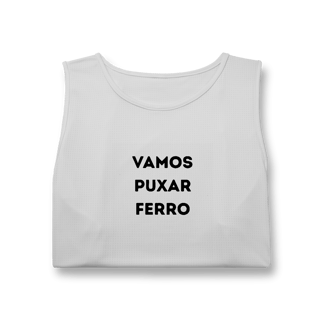 Nome do produto Regata Masculina Sport Dry UV Vamos Puxar Ferro