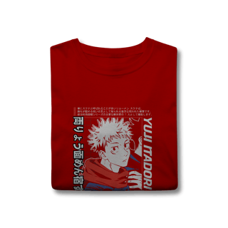 Nome do produto Camisa T-Shirt Classic Yuji Itadori Pronta para Lutar