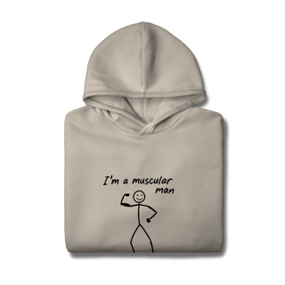 Nome do produto Moletom Prime Canguru I’m a Muscular Man