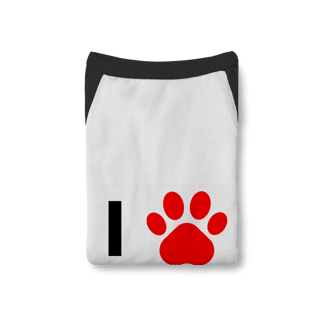 Nome do produto Camisa Pet Dog Eu Amo Meu Dog