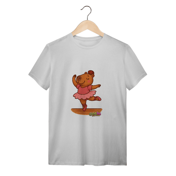 Camiseta Capivara Bailarina - Adulto