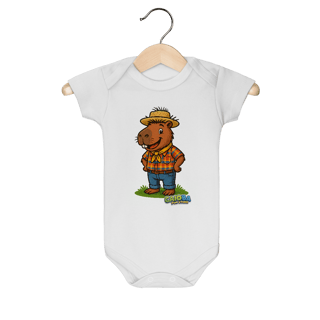 Body Infantil Capivara Caipira menino