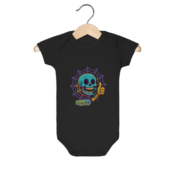 Body Infantil Caveira Colorida Divertida