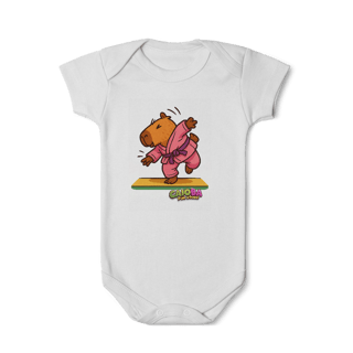 Nome do produto Body Infantil Capivara Judoca menina