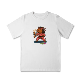 Nome do produto Camiseta Capivara Karateca menina - infantil
