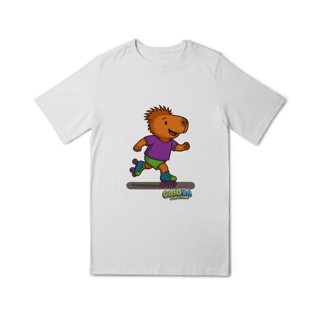Nome do produto Camiseta Capivara de Patins menino - juvenil