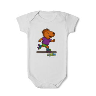 Nome do produto Body Infantil Capivara de Patins menino