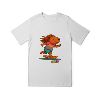Nome do produto Camiseta Capivara de Skate menina - juvenil
