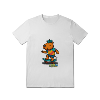 Nome do produto Camiseta Capivara de Skate menino - adulto