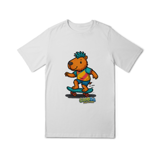 Nome do produto Camiseta Capivara de Skate menino - juvenil