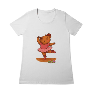 Nome do produto Camiseta Capivara Bailarina - feminina