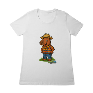 Nome do produto Camiseta Capivara Caipira menino - feminina