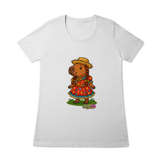 Nome do produto Camiseta Capivara Caipira menina - feminina
