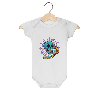 Nome do produto Body Infantil Caveira Colorida Divertida