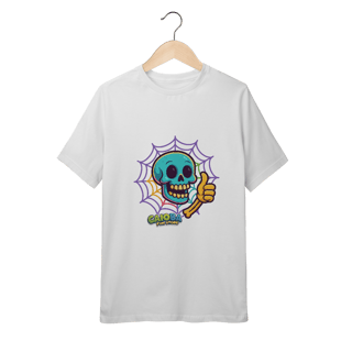 Nome do produto Camiseta Juvenil Caveira Colorida Divertida