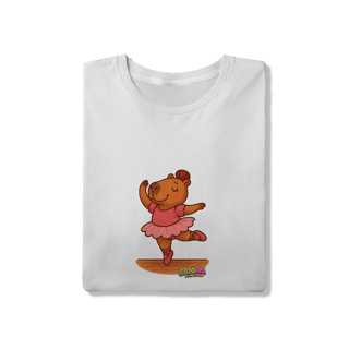 Nome do produto Camiseta Capivara Bailarina - Adulto