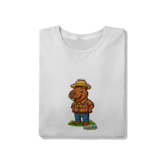 Nome do produto Camiseta Capivara caipira menino - adulto