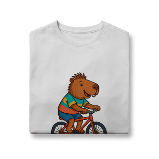 Nome do produto Camiseta Capivara Bike menino - juvenil