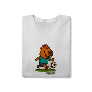 Nome do produto Camiseta Adulto Capivara Jogando Futebol