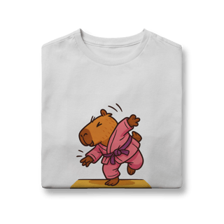 Nome do produto Camiseta Capivara Judoca menina - juvenil