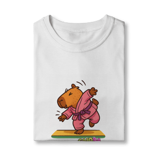 Nome do produto Camiseta Capivara Judoca menina - infantil