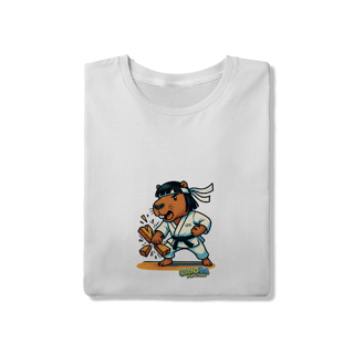 Nome do produto Camiseta Capivara Karateca menino - adulto