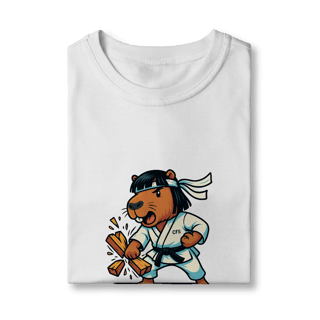 Nome do produto Camiseta Capivara Karateca menino - infantil