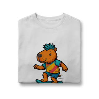 Nome do produto Camiseta Capivara de Skate menino - juvenil