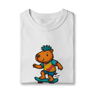 Nome do produto Camiseta Capivara de Skate menino - infantil