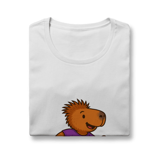 Nome do produto Camiseta Capivara de Patins menino - feminina