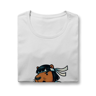 Nome do produto Camiseta Capivara Karateca menino - feminina