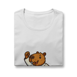 Nome do produto Camiseta Capivara Judoca menino - feminina