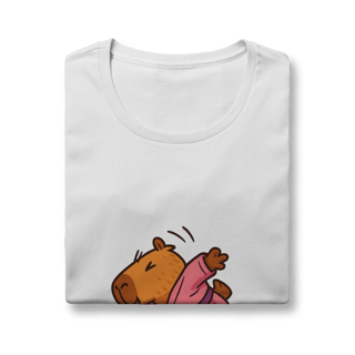 Nome do produto Camiseta Capivara Judoca menina - feminina
