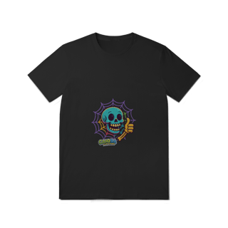 Nome do produto Camiseta Adulto Halloween Caveira Colorida Divertida