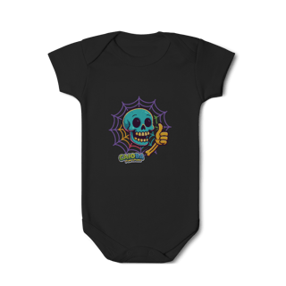 Nome do produto Body Infantil Caveira Colorida Divertida