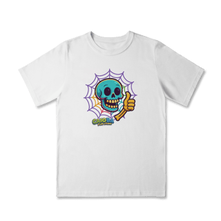 Nome do produto Camiseta Infantil Caveira Colorida Divertida