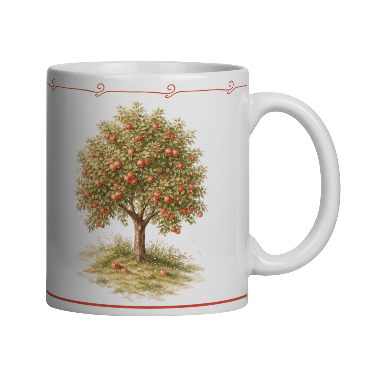 Nome do produto: Caneca Macieira – Cerâmica Premium 325ml | Coleção Dia das Mães Caioba Fun Store