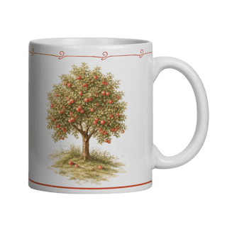 Caneca Macieira – Cerâmica Premium 325ml | Coleção Dia das Mães Caioba Fun Store