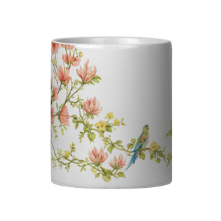 Nome do produto Caneca floral com pássaros
