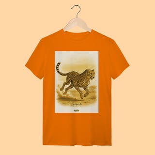 Nome do produto Camiseta T-shirt Unissex Guepardo – 100% Algodão | Coleção Fauna
