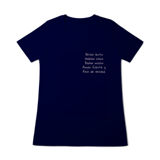 Nome do produto T-shirt feminina viva la vida
