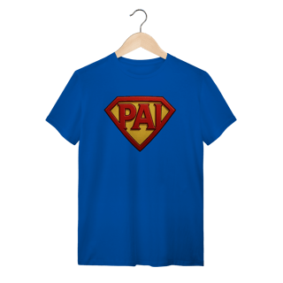 Nome do produto Camiseta PAI estilo superman azul