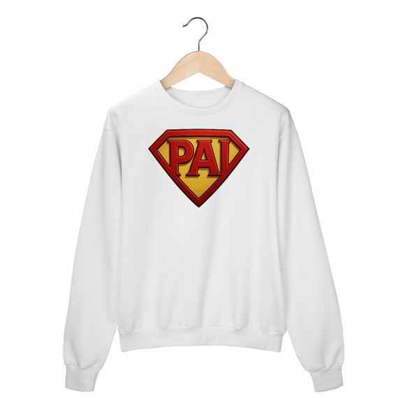 Moletom “PAI” Estilo Super-Herói