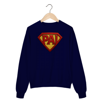 Nome do produto Moletom “PAI” Estilo Super-Herói