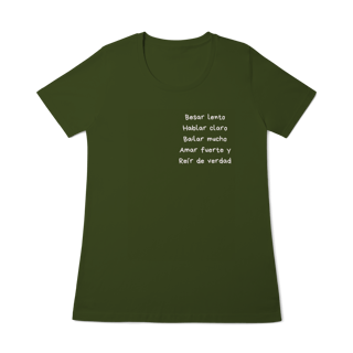 Nome do produto T-shirt feminina viva la vida escura