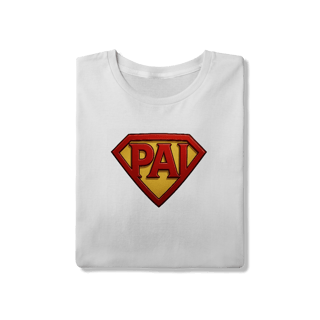 Nome do produto Camiseta PAI Escudo Super-Herói